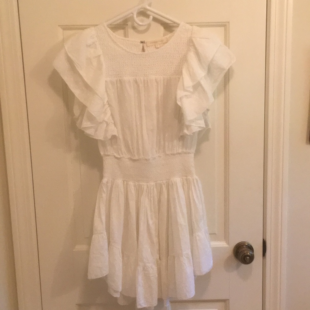 LoveShackFancy White Dress in White